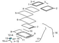 OEM 2022 Buick Envision Motor Diagram - 84914930