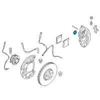 OEM 2011 BMW 135i Repair Set Brake Caliper Diagram - 34-21-6-780-515