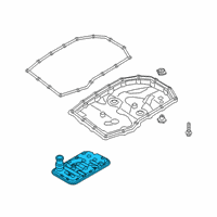 OEM Hyundai Accent Oil Filter Assembly Diagram - 48148-2H000