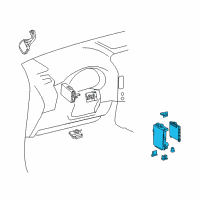 OEM Lexus GX460 Block Assembly, Driver Side Diagram - 82730-60180