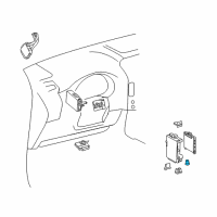 OEM 2019 Toyota Prius AWD-e Main Fuse Diagram - 90982-08302