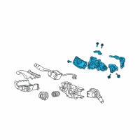 OEM 2008 Acura TL Lock Assembly, Steering Diagram - 35100-SEP-A31