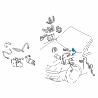 OEM 2004 Toyota Avalon Sensor, Steering Diagram - 89245-05010