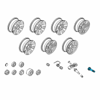 OEM 2019 Ford E-350 Super Duty Valve Stem Diagram - 6C3Z-1700-A