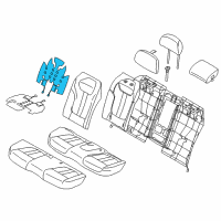 OEM BMW Heating Element, Basic Backrest, Left Diagram - 52-20-7-360-563