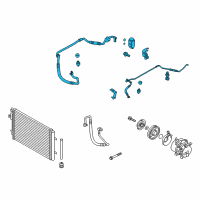 OEM Hyundai Accent Tube Assembly-Suction & Liquid Diagram - 97775-1R500