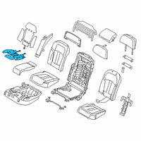 OEM 2021 BMW 740i xDrive Heating Element, Comfort Seat, Left Diagram - 52-20-7-360-565