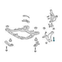 OEM 2010 Lexus RX450h Bolt, W/Washer Diagram - 90119-A0259