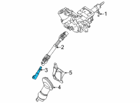 OEM 2017 Toyota Mirai Coupling Shaft Diagram - 45221-62051