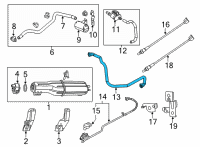 OEM 2014 Ram ProMaster 1500 Hose-Fuel Tank Vent Diagram - 52029491AB