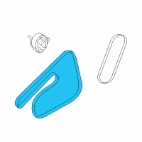 OEM Pontiac G3 Serpentine Belt Diagram - 25185133