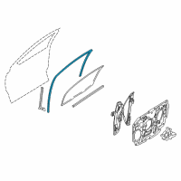 OEM 2005 Ford Freestyle Run Channel Diagram - 8F9Z-7421596-A