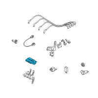 OEM 2001 Hyundai Accent Engine Control Module Unit Diagram - 39110-22551