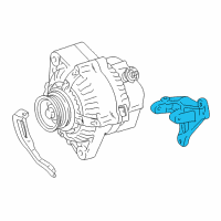 OEM 2000 Toyota Solara Alternator Mount Bracket Diagram - 12511-74100