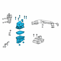 OEM 2015 Jeep Cherokee Air Clean Diagram - 68146719AE