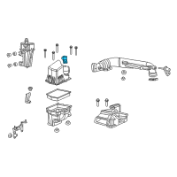 OEM 2017 Jeep Cherokee Sensor-Mass AIRFLOW Diagram - 68144197AB