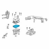 OEM 2015 Jeep Cherokee Filter-Air Diagram - 52022378AB