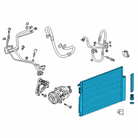 OEM 2021 Chevrolet Trax Condenser Diagram - 95410841