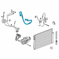 OEM 2020 Chevrolet Trax Suction Hose Diagram - 42690350