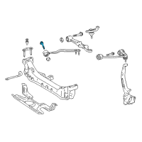 OEM Toyota Supra Strut Rod Bolt Diagram - 48190-24020