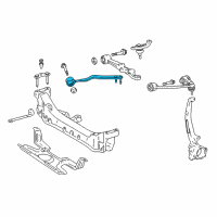 OEM 2000 Lexus LS400 Bar Assy, Strut, Lh Diagram - 48670-40011