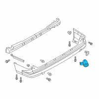 OEM 2016 Nissan NV200 Sensor Assy-Sonar Diagram - 25994-9SA0B