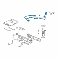 OEM 2012 Chevrolet Suburban 2500 Filler Pipe Diagram - 19417035