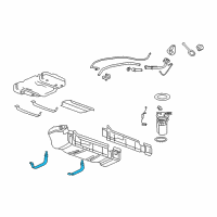 OEM 2012 GMC Yukon XL 2500 Strap Diagram - 15745097