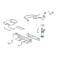 OEM 2016 Chevrolet Suburban 3500 HD Fuel Pump Diagram - 84445142