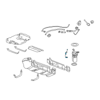 OEM 2018 Chevrolet Suburban 3500 HD Fuel Gauge Sending Unit Diagram - 84042272
