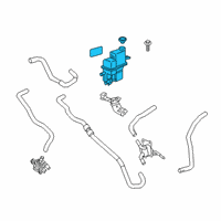 OEM 2019 Lexus ES300h Tank Assembly, Inverter Diagram - G91H0-33010