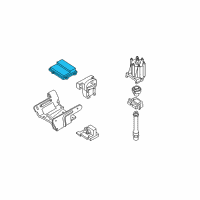 OEM 1993 Chevrolet S10 Blazer PCM Diagram - 88999187