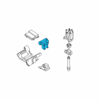 OEM 1995 Chevrolet S10 Ignition Coil Diagram - 10477944