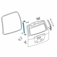 OEM 2017 GMC Yukon Actuator Diagram - 84306929