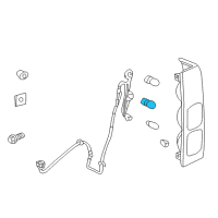 OEM 2011 Buick Regal Stoplamp Bulb Diagram - 10351661