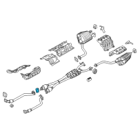 OEM 2018 Hyundai Accent Gasket-Exhaust Pipe Diagram - 28751-2V000