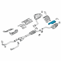 OEM 2009 Hyundai Genesis Protector-Heat Rear, LH Diagram - 28795-3M000