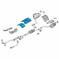 OEM Hyundai Equus Panel-Heat Protector, Center Diagram - 28793-3N000