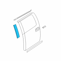 OEM 2011 Ford F-150 Upper Molding Diagram - 6L3Z-16255A35-AA