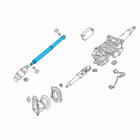 OEM 2016 Cadillac CT6 Intermed Shaft Diagram - 84251531