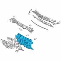 OEM Toyota Avalon Insulator Diagram - 55210-07032