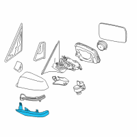 OEM 2010 BMW 535i Lower Housing Section, Left Diagram - 51-16-7-266-035