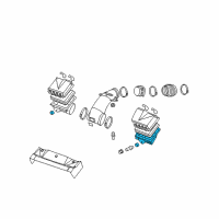 OEM 2006 Chevrolet Corvette Housing Asm-Air Cleaner Lower Diagram - 10320478