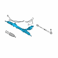 OEM BMW Exchange Hydro Steering Gear Servotronic Diagram - 32-10-2-283-767