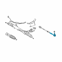 OEM BMW 750Li Tie Rod End Diagram - 32-10-6-776-946