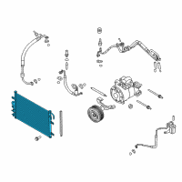 OEM 2018 Lincoln MKT Condenser Diagram - BA8Z-19712-A