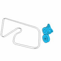 OEM Toyota Supra Serpentine Tensioner Diagram - 16620-0W026