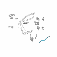 OEM GMC Lock Cable Diagram - 20859591