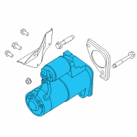OEM Nissan NV3500 Motor Assy-Starter Diagram - 23300-1PE0A