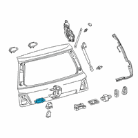 OEM 2020 Toyota Land Cruiser Lock Switch Diagram - 84840-60023